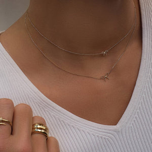 Ace Baby Bow Necklace - 16"