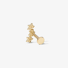Load image into Gallery viewer, Brody triple micro flower piercing