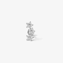 Load image into Gallery viewer, Brody triple micro flower piercing
