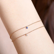 Load image into Gallery viewer, BRACELET BLUE SOLITAIRE