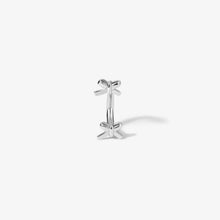 Load image into Gallery viewer, Chamberlain Micro Bow U Hoop Piercing Earring