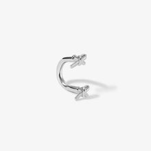 Load image into Gallery viewer, Chamberlain Micro Bow U Hoop Piercing Earring