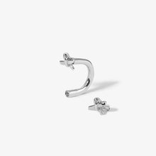 Load image into Gallery viewer, Chamberlain Micro Bow U Hoop Piercing Earring