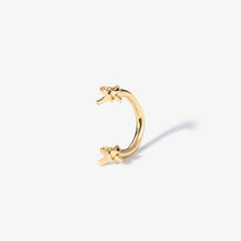 Load image into Gallery viewer, Chamberlain Micro Bow U Hoop Piercing Earring
