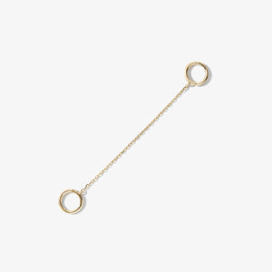 Cloud Chain Hoop Earring