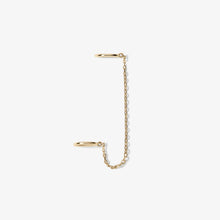 Load image into Gallery viewer, Cloud Chain Hoop Earring