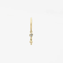Load image into Gallery viewer, Diamond Baby Chime 2 (Ball) Earring