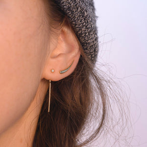 Diamond Chime Stud Earring