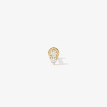 Load image into Gallery viewer, Duke twinset diamond piercing Medium Yg