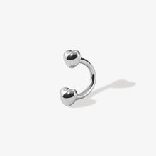 Load image into Gallery viewer, Fabio Heart U Hoop Piercing Earring