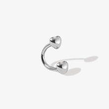 Load image into Gallery viewer, Fabio Heart U Hoop Piercing Earring
