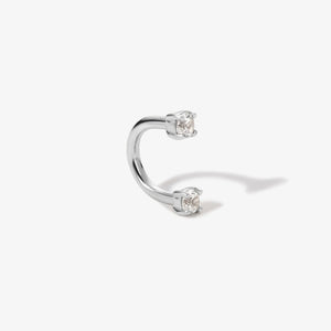 Frankie U Hoop Diamond Piercing Earring