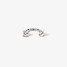 Load image into Gallery viewer, Frankie U Hoop Diamond Piercing Earring