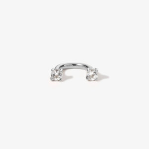 Frankie U Hoop Diamond Piercing Earring