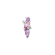 Load image into Gallery viewer, Visionary - Amethyst + Pink Sapphire - Threadless End