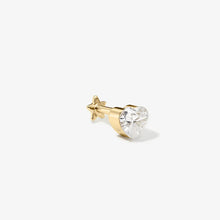 Load image into Gallery viewer, Clark heart diamond piercing