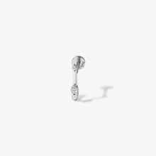 Load image into Gallery viewer, Hoffman Diamond J Piercing Earring
