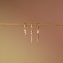 Load image into Gallery viewer, Diamond Baby Chime Earring Yellow Gold