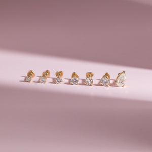 Brilliant Diamond Threaded Piercing Earring (0.025)