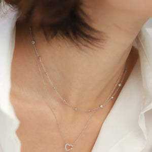 Classic Zirconia Chain Necklace