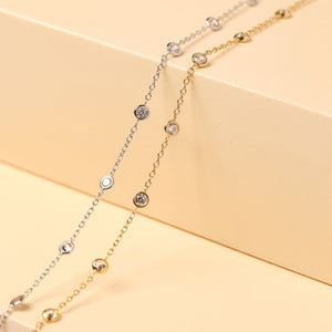 Classic Zirconia Chain Necklace