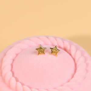 Smiley star earrings Yg