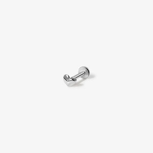 James Micro Heart Piercing Earrings