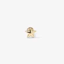 Load image into Gallery viewer, Jaylin Star piercing 6.5mm Yellow Gold