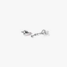 Load image into Gallery viewer, Justin Micro Heart Huggie Earrings