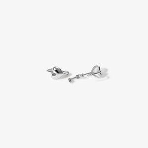 Justin Micro Heart Huggie Earrings