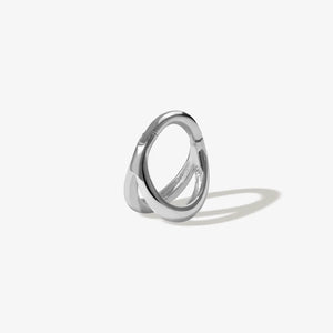 Kiwi Cage Clicker Hoop Earring