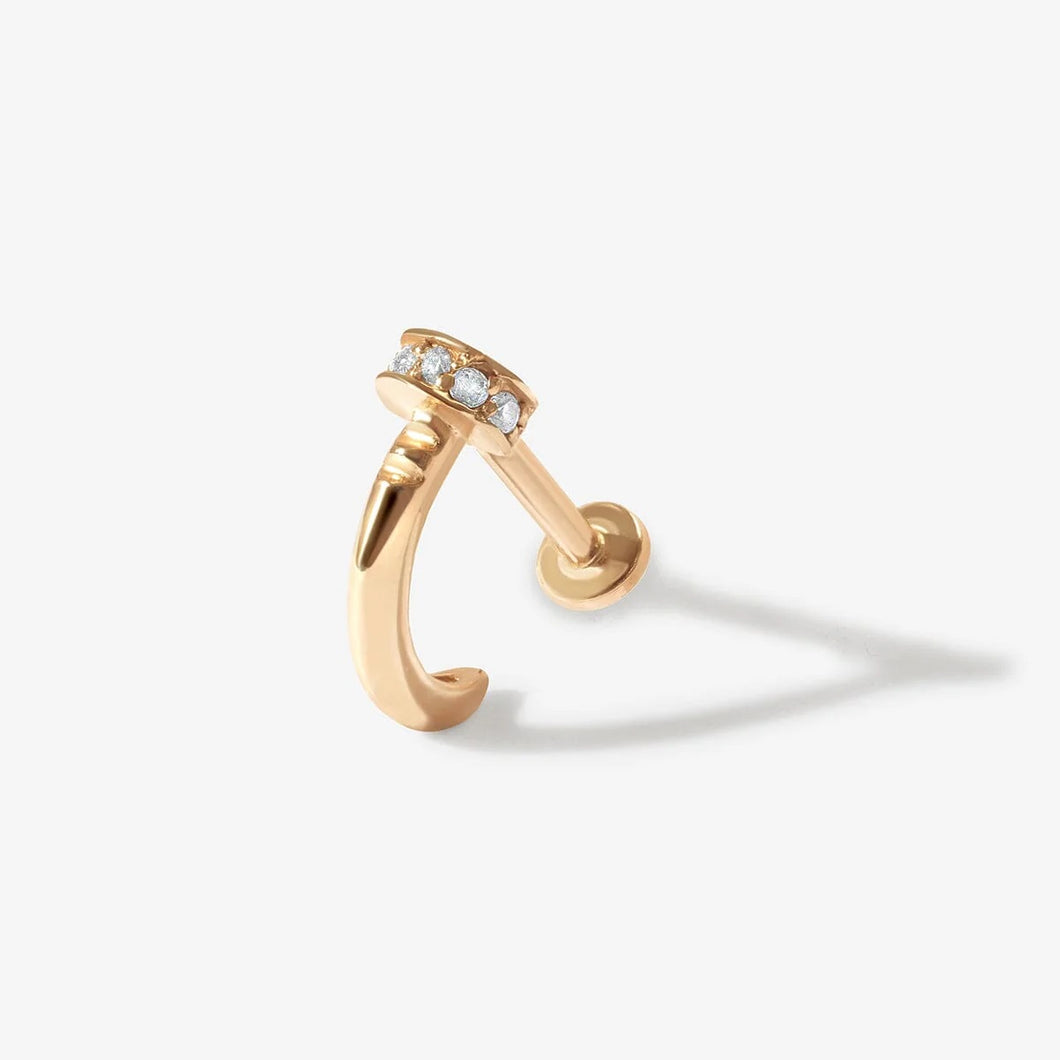 Bayle Diamond Nail Piercing Earring