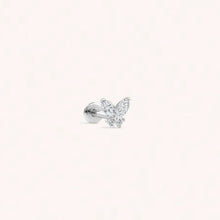 Load image into Gallery viewer, Single Mini Sparkle Butterfly Flat Back Earring