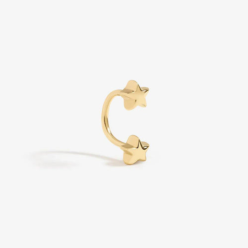 Lincoln star u hoop piercing