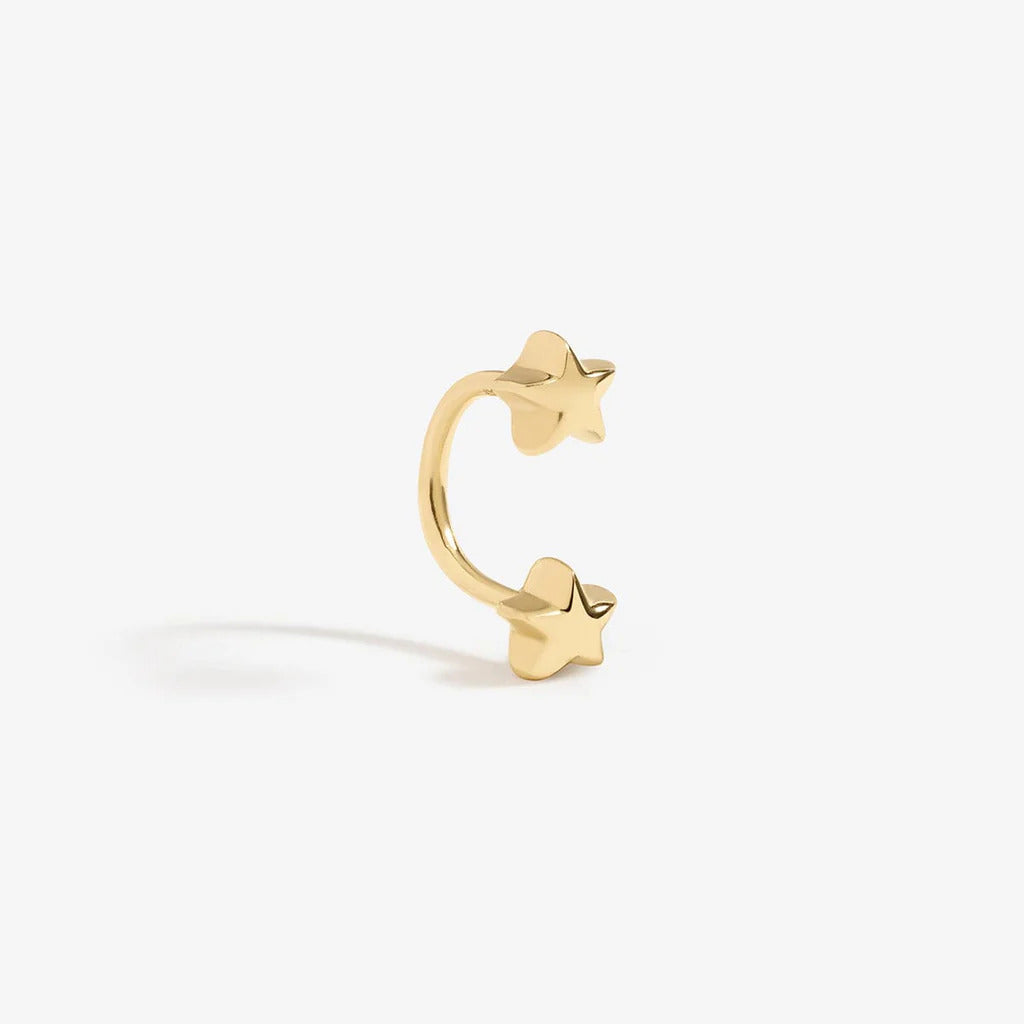 Lincoln star u hoop piercing