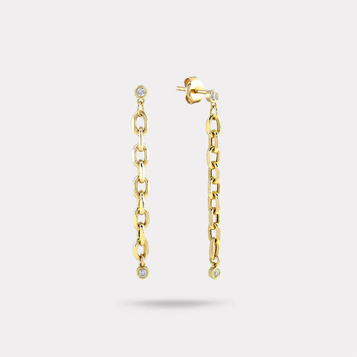 Groove The night Diamond Earrings