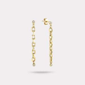 Groove The night Diamond Earrings