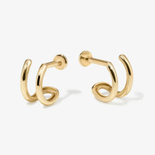 Load image into Gallery viewer, Norris illusion piercing hoop