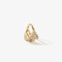 Load image into Gallery viewer, Osri Frosted Cage Clicker Hoop Earring
