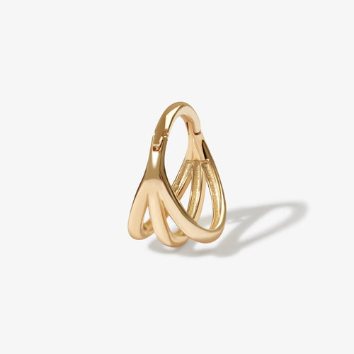 Peng Cage Clicker Hoop Earring