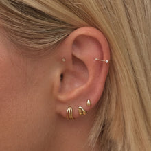 Load image into Gallery viewer, Peng Cage Clicker Hoop Earring