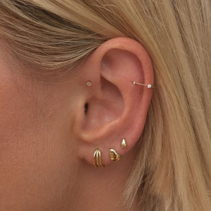 Peng Cage Clicker Hoop Earring