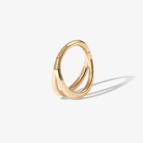 Rhea Cage Clicker Hoop Earring