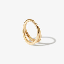 Load image into Gallery viewer, Rhea Cage Clicker Hoop Earring