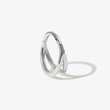 Load image into Gallery viewer, Rhea Cage Clicker Hoop Earring