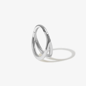 Rhea Cage Clicker Hoop Earring
