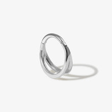 Load image into Gallery viewer, Rhea Cage Clicker Hoop Earring