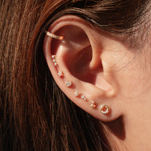 Load image into Gallery viewer, SOPHIE  |  Diamond Heart Single Piercing Earring