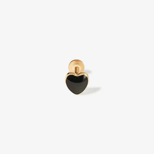 Saint Heart Piercing Earring