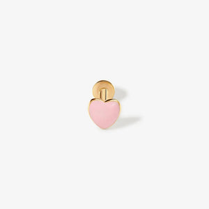 Saint Heart Piercing Earring